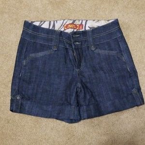 Denim shorts